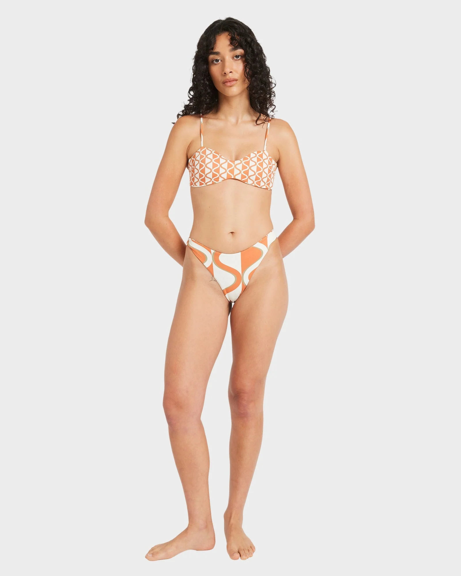 Womens Mind Map Reversible Skimpy Bikini Bottom - Image 10