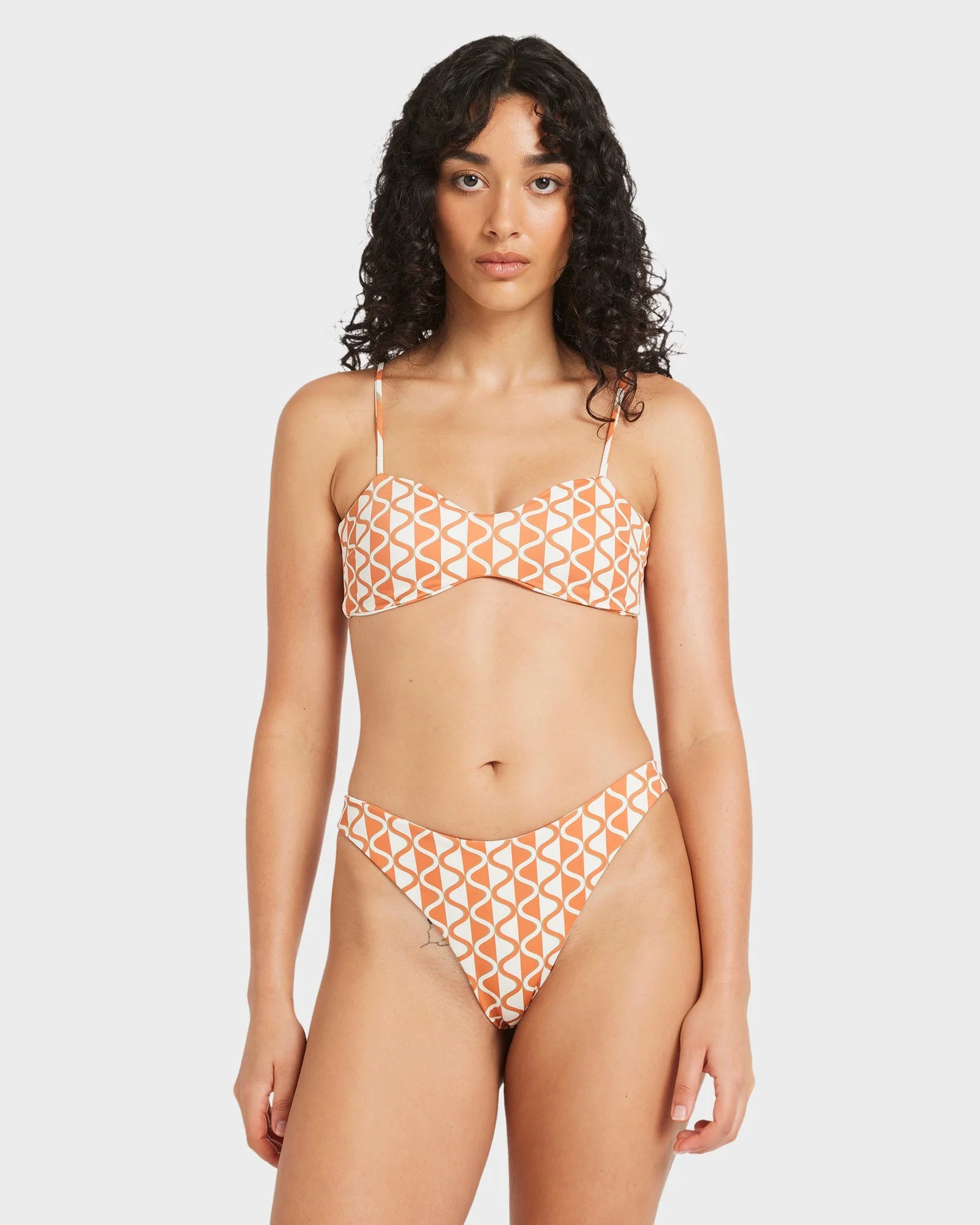 Womens Mind Map Reversible Skimpy Bikini Bottom - Image 3