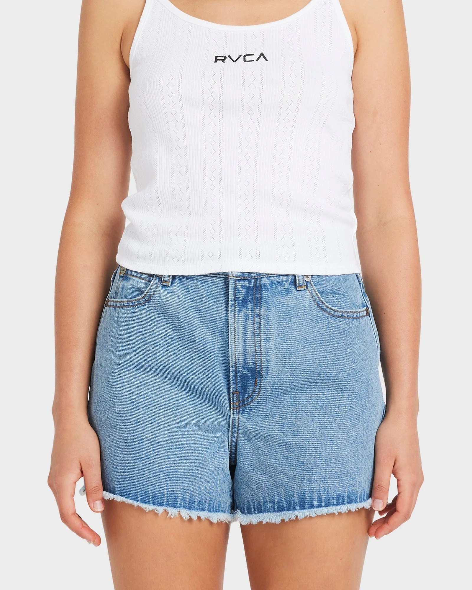 Womens Pacific Denim Shorts - Image 4
