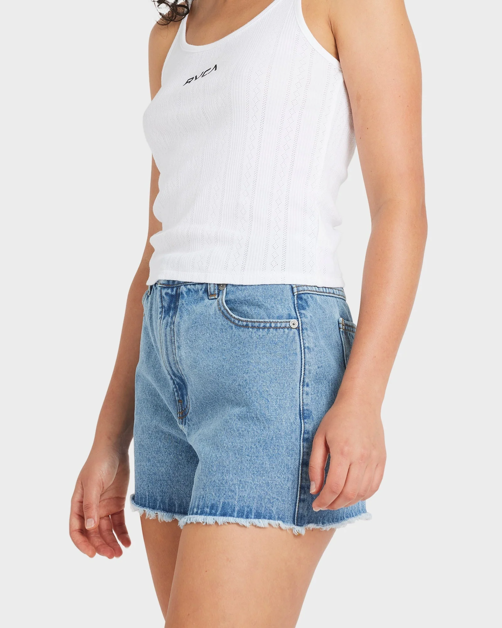 Womens Pacific Denim Shorts - Image 5