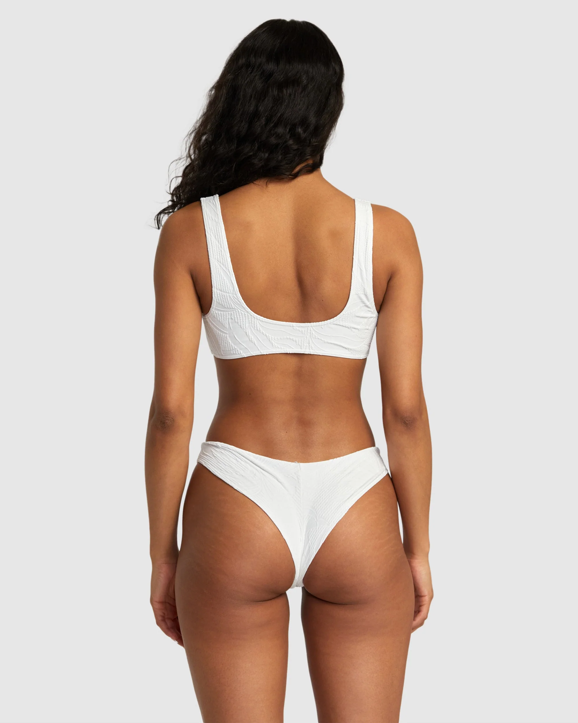 Womens Palm Grooves Bralette Bikini Top - Image 3