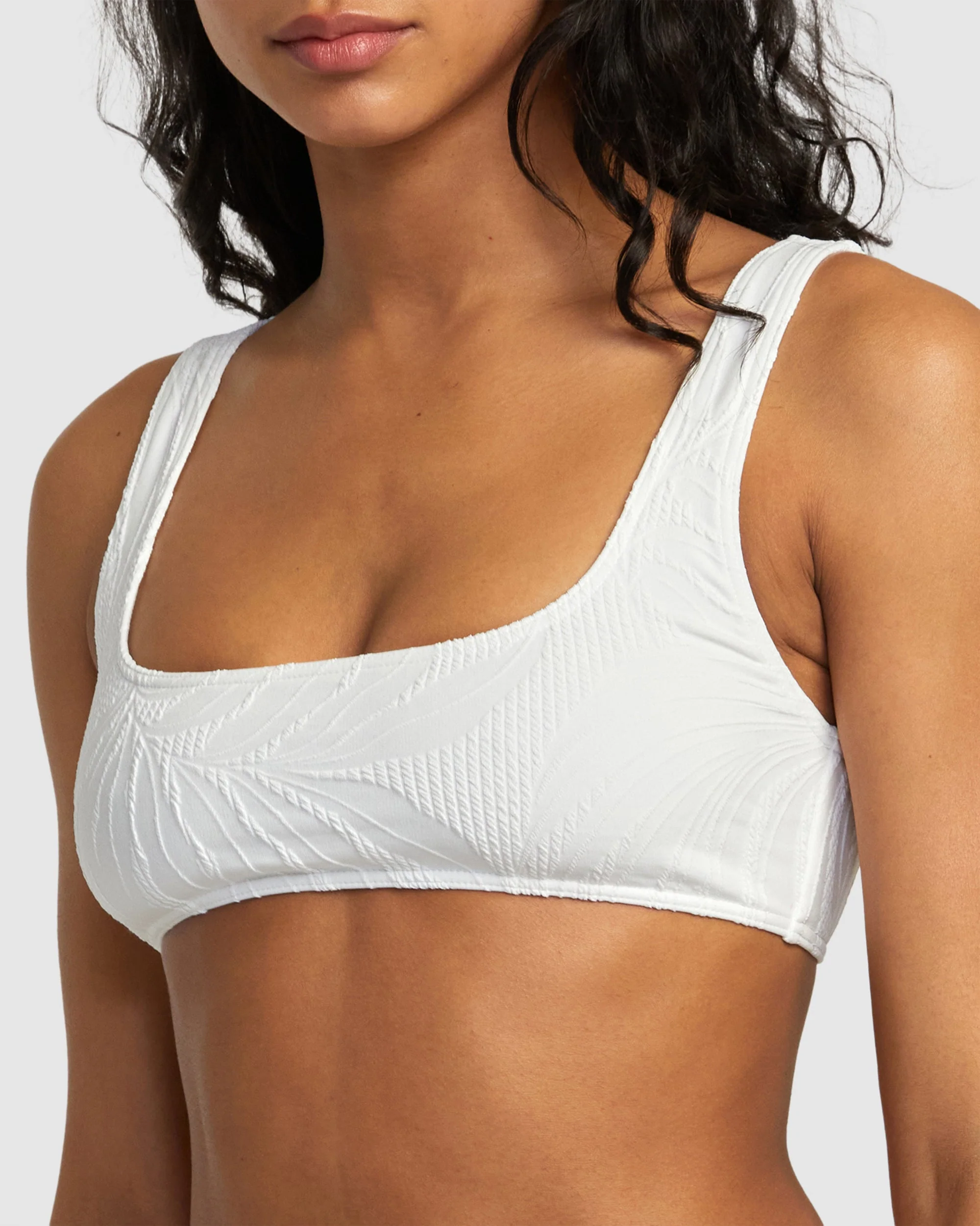 Womens Palm Grooves Bralette Bikini Top - Image 4