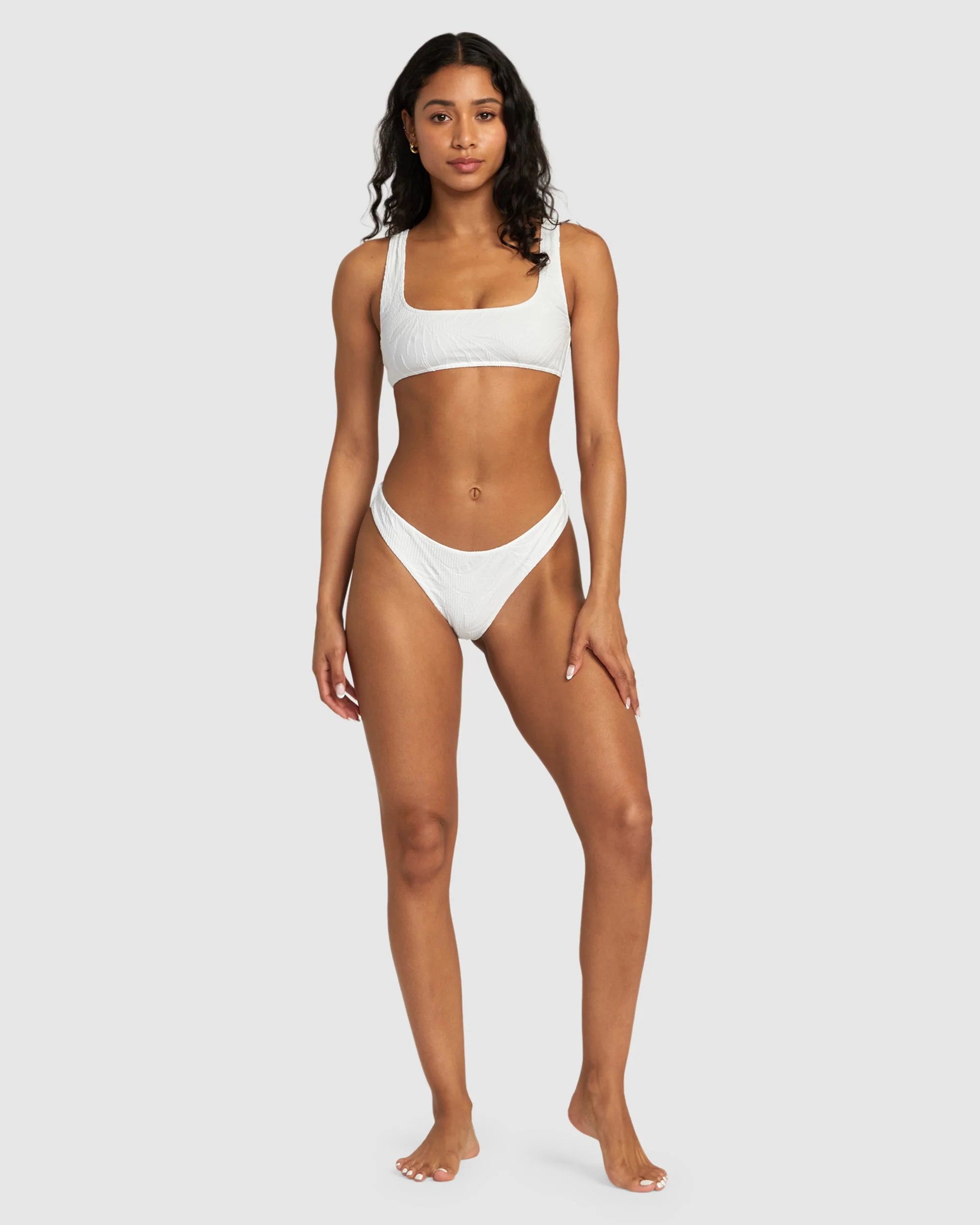 Womens Palm Grooves Bralette Bikini Top - Image 5