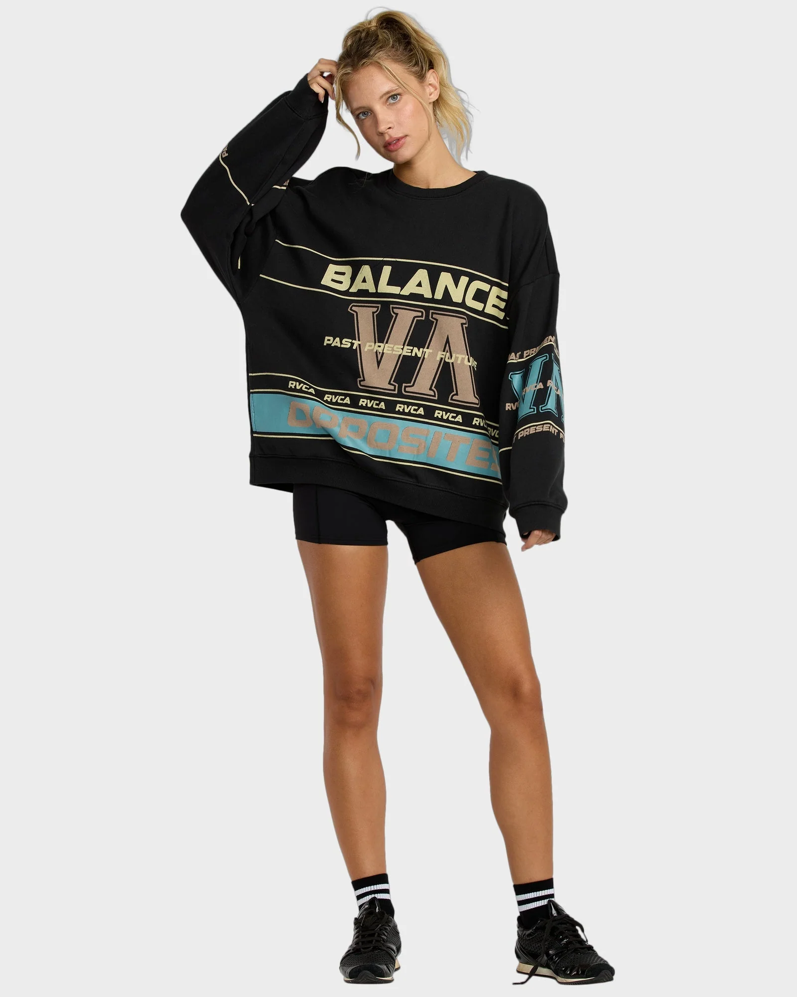 Womens Puck It Crew Neck - Image 6