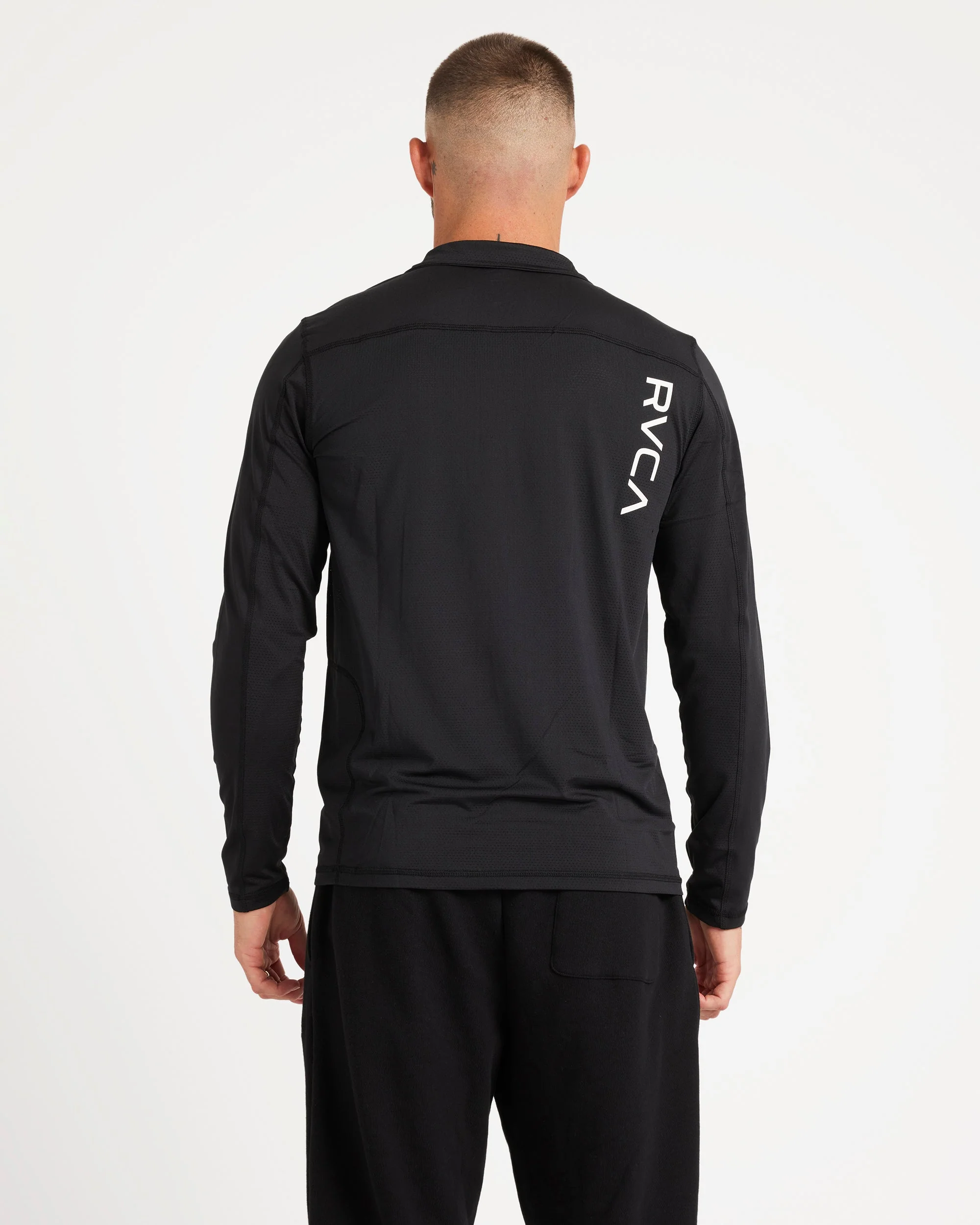 Mens Sport Vent Long Sleeve Half Zip - Image 3