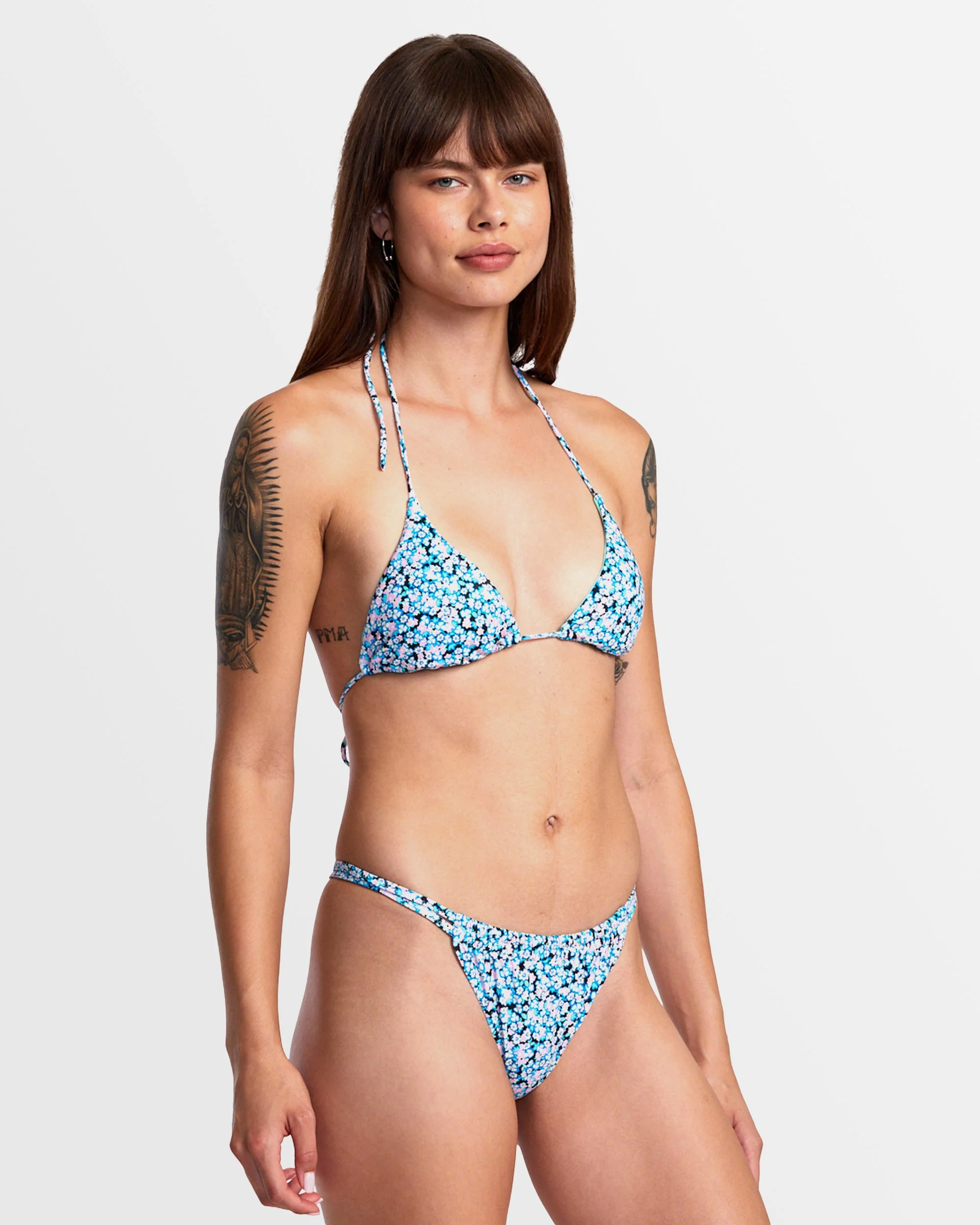 Womens Sprinkles Halter Triangle Bikini Top - Image 6