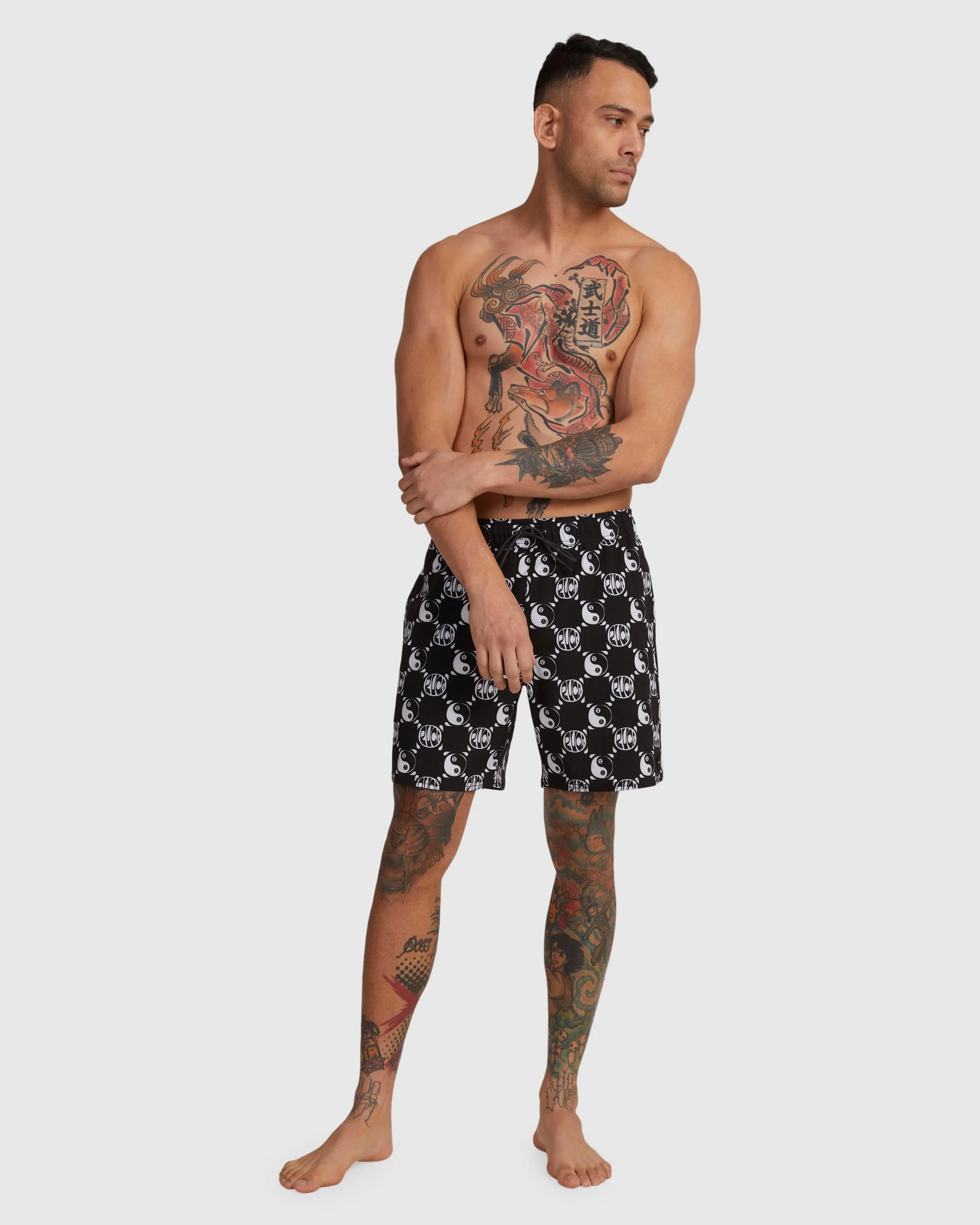 VA Pigment Elastic Waist Boardshorts 17" - Image 5